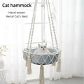 Winter Pet Hammock Hand Woven Cotton Rope Cat