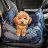 Travel Safety Bolster Vintage Denim Patchwork Dog Car Seat
