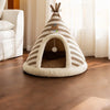 Self Warming Cat Bed Winter Warm Plush Tent House