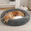 New Round Plush Dog Bed for All Seasons Washable pet Bed