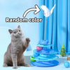Interactive Cat Toy Tower Kitten Turntable Track Roller Balls Toys