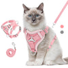 Cat Harness and Leash Set for Walking Adjustable Kitten Strip