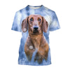 Funny Dachshund T-Shirts Pet Dog 3D Printed Streetwear Men Women