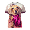 Funny Dachshund T-Shirts Pet Dog 3D Printed Streetwear Men Women