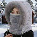 Russian Hat Women Winter Hat Flexible Windproof Headwear musk