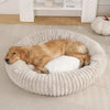 New Round Plush Dog Bed for All Seasons Washable pet Bed