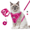 Cat Harness and Leash Set for Walking Adjustable Kitten Strip
