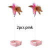 Neck Wear Cat Collar Teaser Toys, Self Play Cat Toy for Boredom
