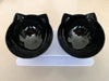 Non-Slip Double Cat Bowl With Stand Pet Feeding Cat Water Bowl