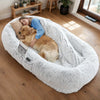 Human Dog Bed, Washable Faux Fur Dog Bed for People Doze Napping