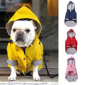 Dog Raincoat Pet Waterproof Jacket Bulldog Dog Raincoat